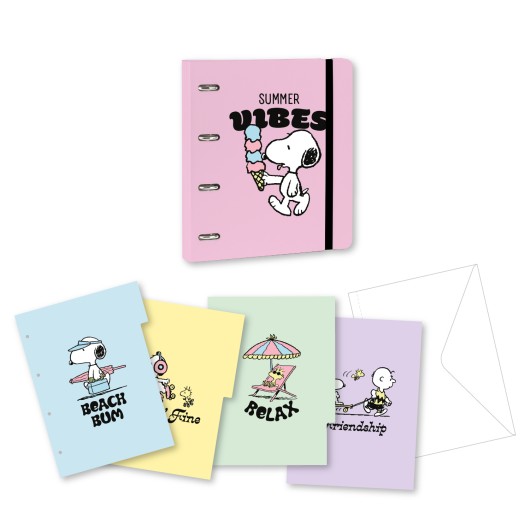 CARPETA 4 ANILLAS POLIPROPILENO SNOOPY