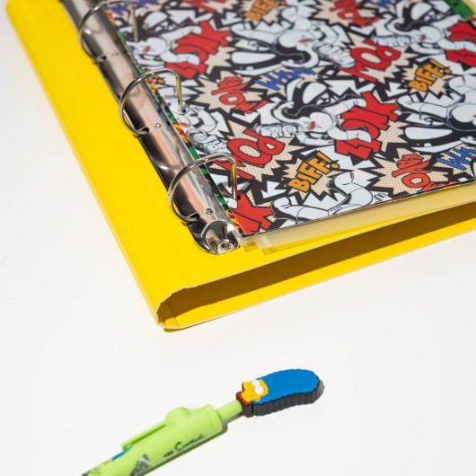 CARPETA 4 ANILLAS POLIPROPILENO THE SIMPSONS