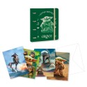 CARPETA 4 ANILLAS POLIPROPILENO STAR WARS THE MANDALORIAN AND GROGU