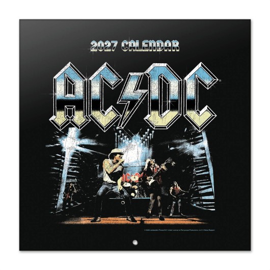 CALENDARIO 2027 30X30 AC/DC