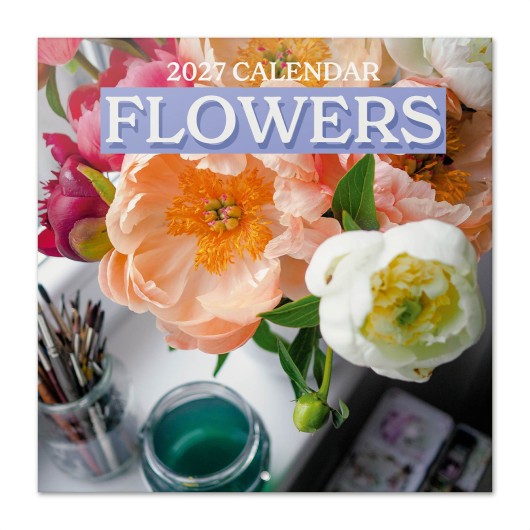 CALENDARIO 2027 30X30 FLORES