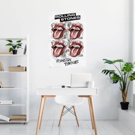POSTER THE ROLLING STONES FOREIGN TONGUES 2