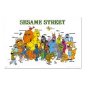 POSTER BARRIO SESAMO PERSONAJES
