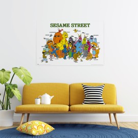 POSTER BARRIO SESAMO PERSONAJES 2