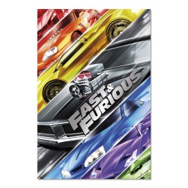 POSTER FAST AND FURIOUS COCHES