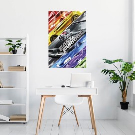 POSTER FAST AND FURIOUS COCHES 2