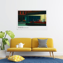 POSTER EDWARD HOPPER NOCTAMBULOS 2