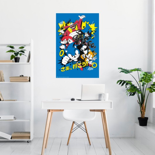 POSTER SONIC MANGA