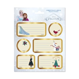 ETIQUETAS ADHESIVAS NAVIDAD PREMIUM DISNEY FROZEN