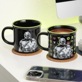 TAZA TERMOCOLORA STAR WARS MANDALORIAN & GROGU 2