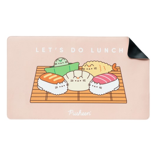 ALFOMBRILLA RATON PIEL VEGANA (PU) PUSHEEN SUSHI ROLL