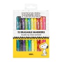 SET DE 12 ROTULADORES BORRABLES SNOOPY