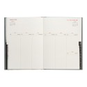 AGENDA ANUAL 2027 SEMANA VISTA A5 PROYECTA PEONIES AND CANARY