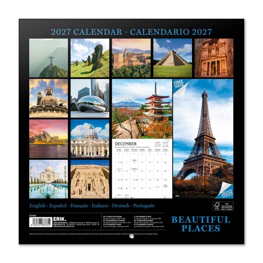 CALENDARIO 2027 30X30 LUGARES EMBLEMATICOS