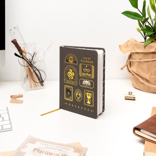 AGENDA ANUAL 2027 SEMANA VISTA A6 HARRY POTTER