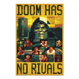 POSTER MARVEL LOS VENGADORES DOOMSDAY DOOM HAS NO RIVALS