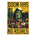 POSTER MARVEL AVENGERS DOOMSDAY DOOM HAS NO RIVALS