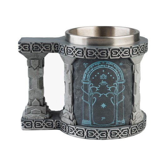 JARRA CON VASO DE ACERO EL SEÑOR DE LOS ANILLOS MINAS DE MORIA