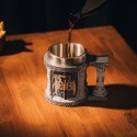 JARRA CON VASO DE ACERO EL SEÑOR DE LOS ANILLOS MINAS DE MORIA