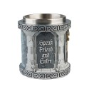 JARRA CON VASO DE ACERO EL SEÑOR DE LOS ANILLOS MINAS DE MORIA