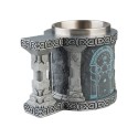 JARRA CON VASO DE ACERO EL SEÑOR DE LOS ANILLOS MINAS DE MORIA