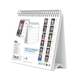 CALENDARIO DE ESCRITORIO 2027 REAL MADRID TEMPORADA 2026/2027 2