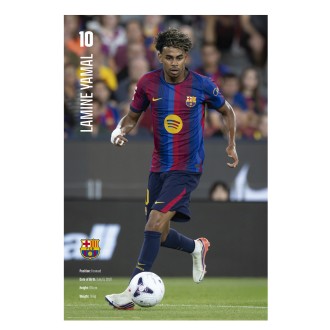 POSTER FC BARCELONA LAMINE YAMAL
