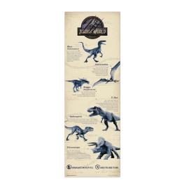 POSTER PUERTA JURASSIC WORLD