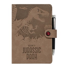 CUADERNO PREMIUM A5 CON BOLIGRAFO PROYECTOR JURASSIC PARK