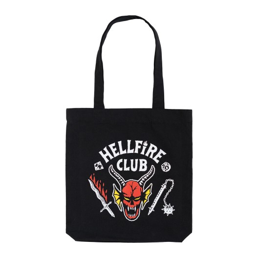 BOLSO DE TELA STRANGER THINGS HELLFIRE CLUB