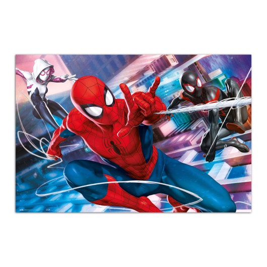 POSTER MARVEL SPIDER-MAN PETER, MILES & GWEN