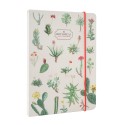 CUADERNO ENCUADERNACION ARTESANAL A5 BOTANICAL CACTI AND SUCCULENTS KOKONOTE