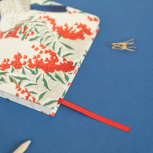 CUADERNO ENCUADERNACION ARTESANAL A5 JAPANESE FLYCATCHERS KOKONOTE