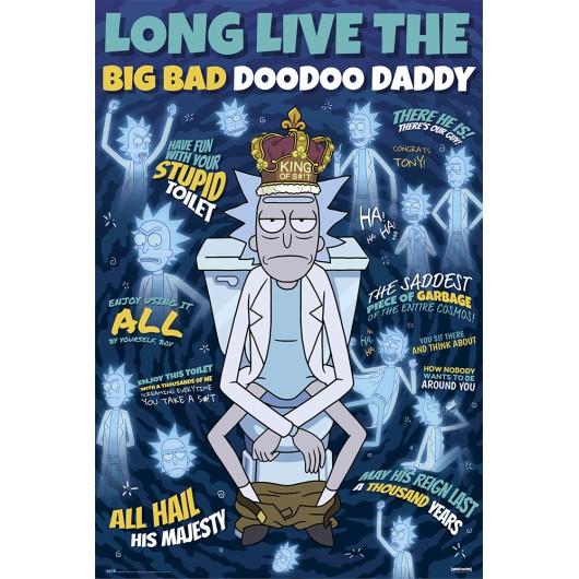 POSTER RICK Y MORTY DOODOO DADDY