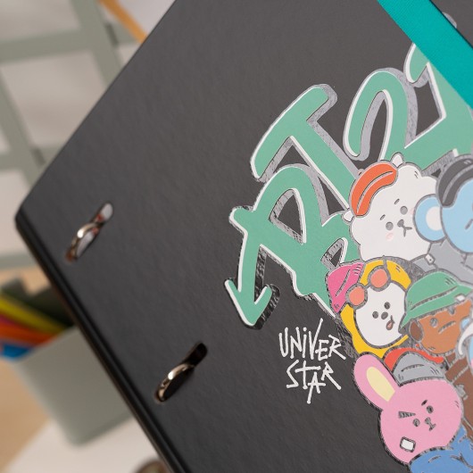 CARPETA 4 ANILLAS PREMIUM BT21 STREET MOOD