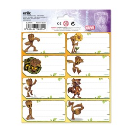 ETIQUETAS ADHESIVAS MARVEL GROOT 2