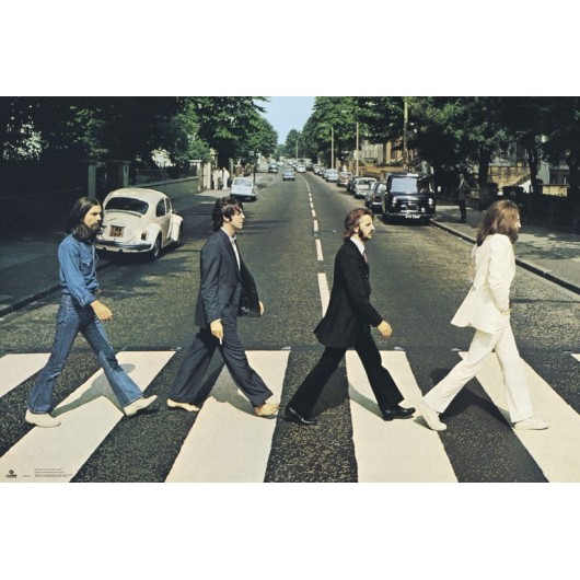 POSTER THE BEATLES ABBEY ROAD