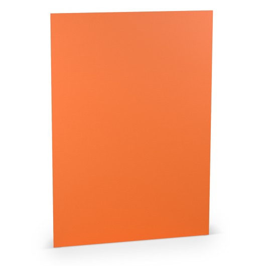 TARJETA A4 PAPERADO 5 UNIDADES NARANJA