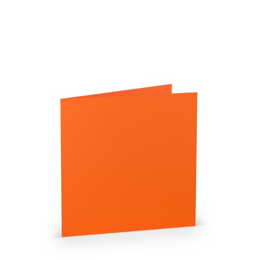 TARJETA DOBLE 157X157 COLORETTI 5 UNIDADES NARANJA