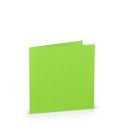 TARJETA DOBLE 157X157 COLORETTI 5 UNIDADES VERDE LIMA