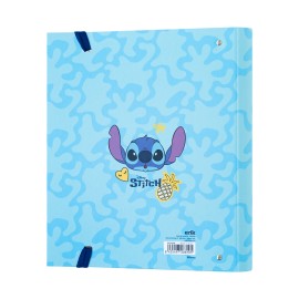 CARPETA 4 ANILLAS PREMIUM DISNEY STITCH TROPICAL 2