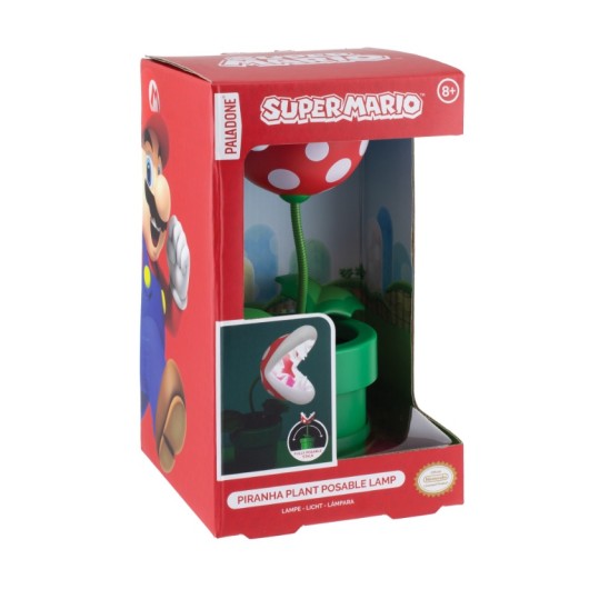 LAMPARA NINTENDO SUPER MARIO PLANTA PIRAÑA