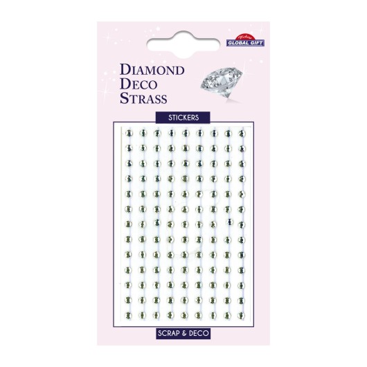 PEGATINAS DIAMOND DECO STRASS BLANCO