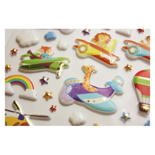 PEGATINAS TWEENY FOAMY AVIACION