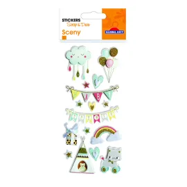 PEGATINAS SCENY SCRAP & DECO BABY RELIEVE