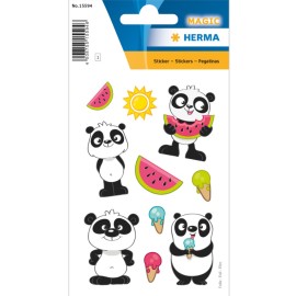 PEGATINAS MAGIC PANDA THE LITTLE BEAR FOIL