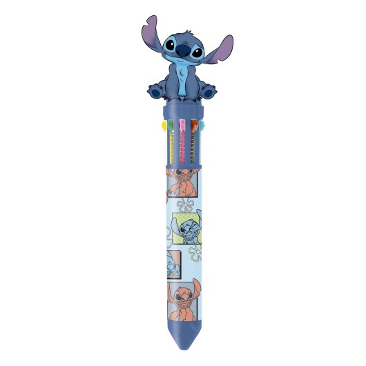 BOLIGRAFO 3D 10 COLORES DISNEY STITCH