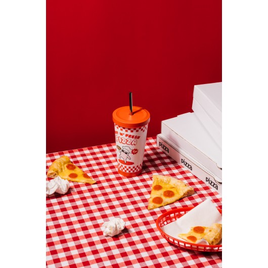 VASO DE ACERO CON PAJITA KETNIPZ
