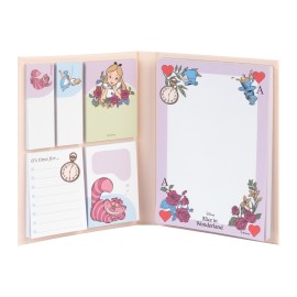 BLOC DE NOTES ADHÉSIVES DISNEY ALICE AU PAYS DES MERVEILLES