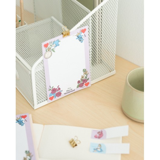 BLOC DE NOTES ADHÉSIVES DISNEY ALICE AU PAYS DES MERVEILLES